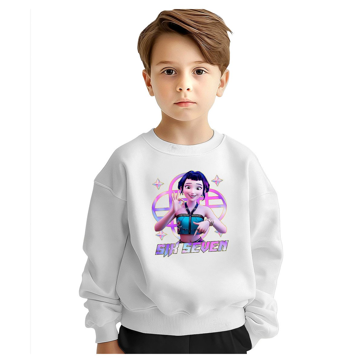 BLUZA DZIECIĘCA 67 SIX SEVEN VIRAL HUNTRIX 110-116 DLA CHŁOPCA DZIEWCZYNKI