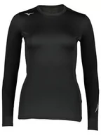Koszulki sportowe damskie - Mizuno Koszulka funkcyjna "Virtual Body G2 Crew" w kolorze czarnym - miniaturka - grafika 1