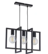 Lampy sufitowe - Sigma LAMPA wisząca EDEN 32235 metalowa OPRAWA zwis do salonu czarny - miniaturka - grafika 1