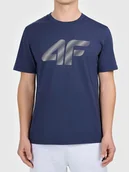 Koszulki męskie - 4F Koszulka w kolorze granatowym - miniaturka - grafika 1