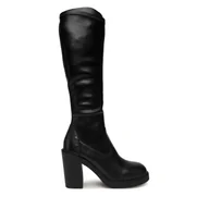 Kozaki damskie - Kozaki LOVE MOSCHINO JA2602AG1NIEZ00038 Czarny - miniaturka - grafika 1