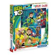 Puzzle - Clementoni Puzzle 2x20el Ben Ten 07035 - miniaturka - grafika 1