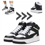 Buty sportowe damskie - Buty streetwearowe z podwyższoną cholewką Puma Carina Street miekkie 39 - miniaturka - grafika 1