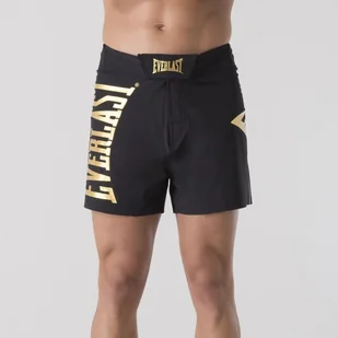 EVERLAST Spodenki MMA BLACK/GOLD rozmiar L - Kimona, stroje i obuwie - miniaturka - grafika 1
