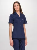 Odzież medyczna - Bluza medyczna ELDAN IGA Flex rękaw KRÓTKI - miniaturka - grafika 1