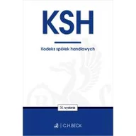 Prawo - C.H. Beck KSH. Kodeks spółek handlowych (wyd. 35) Opracowanie zbiorowe - miniaturka - grafika 1