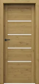 Drzwi wewnętrzne - Porta Drzwi Wewnętrzne Z Szybą Verte Home G.4 Okleina Dąb Naturalny - miniaturka - grafika 1