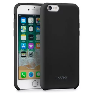 moVear moVear Etui silikonowe iPhone 6s Plus / 6 Plus AIP6PCSC0BKCBK - Etui i futerały do telefonów - miniaturka - grafika 1