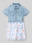 Sukienki - Sukienka o długości do kolan z listwą guzikową - miniaturka - grafika 1