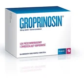 Przeziębienie i grypa - GEDEON RICHT Groprinosin 500 mg x 50 tabl - miniaturka - grafika 1