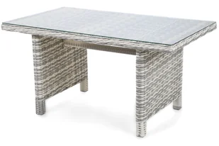 Narożny zestaw mebli ogrodowych prawy Alicante Light Grey / Grey Melange - Meble ogrodowe - miniaturka - grafika 6