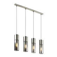 Lampy sufitowe - Globo Lighting Chromowana lampa wisząca Annika, szklane klosze (21000-4HN) - miniaturka - grafika 1