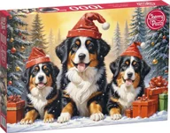 Puzzle - Puzzle 1000 Cherrypazzi Holiday Puppies 31254 - miniaturka - grafika 1