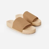 Klapki i japonki damskie - Damskie Klapki RIP CURL POOL PARTY PLATFORM YARDAGE 155WOT_297 – Brązowy - miniaturka - grafika 1
