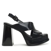 Sandały damskie - Sandały Melissa Melissa Dance Heel Ad M 35908 Czarny - miniaturka - grafika 1