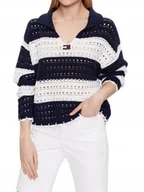 Swetry damskie - Tommy Jeans Sweter damski rozmiar XL - miniaturka - grafika 1
