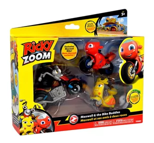 Motor Ricky Zoom Zestaw Figurek Scootio Maxwell - Figurki dla dzieci - miniaturka - grafika 2