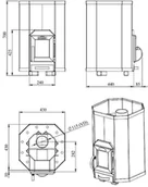 Sauny - WOODBURNING SAUNAHEATER STOVEMAN 13 - miniaturka - grafika 1