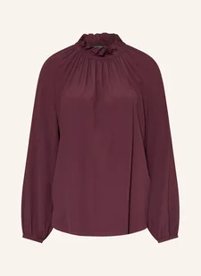 Luisa Cerano Bluzka Z Jedwabiem I Falbankami rot - Bluzki damskie - miniaturka - grafika 1