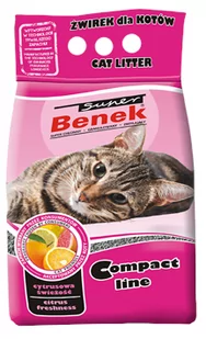 Certech Żwirek Super Benek Compact Cytrusowa Świeżość 10l 19079-uniw - Żwirek dla kotów - miniaturka - grafika 1