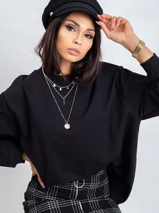 Czarna bluza Twist-S/M - Bluzy damskie - miniaturka - grafika 1