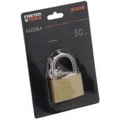 Kłódki - FASTER TOOLS Kłódka mosiężna 50 mm - miniaturka - grafika 1