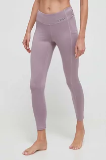Spodnie sportowe damskie - Burton legginsy funkcyjne Midweight X kolor fioletowy - grafika 1