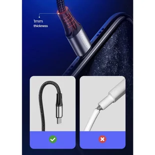 Joyroom kabel USB - USB Typ C 3 A 1 m czerwony (S-1030N1) - Kable USB - miniaturka - grafika 8