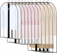 Pokrowce na ubrania - Pokrowce na ubrania 12szt worek do szafy 3 rozmiary M/L/XL przezroczyste - miniaturka - grafika 1