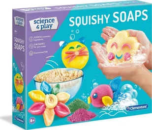Clementoni Clementoni, Science & Play, Squishy Soaps, For Girls, 8+ years For Girls - Zabawki interaktywne dla dzieci - miniaturka - grafika 1