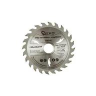 Brzeszczoty - GEKO G00105 piła do cięcia drewna 125x22mm 24 zęby HM G00105 - miniaturka - grafika 1