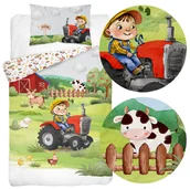 Pościel dla dzieci - Pościel 90 x 120 Bambusowa Dziecięca Idylla 4781B - miniaturka - grafika 1