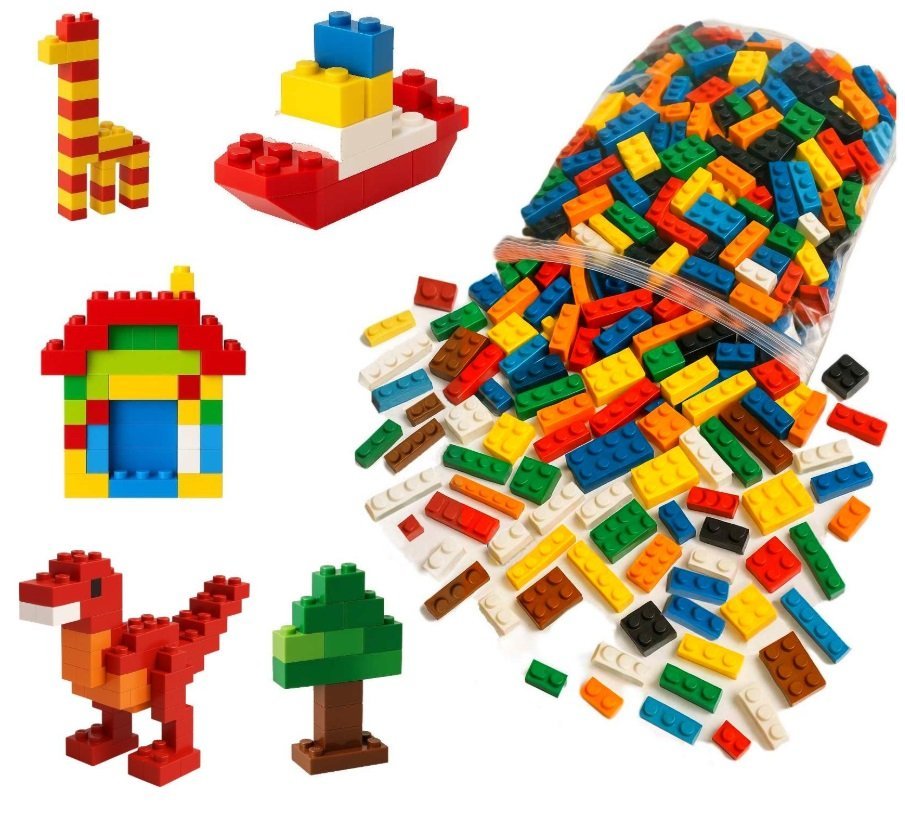 Duży Zestaw klocków Klocki Konstrukcyjne 500 elementów (500PCS)