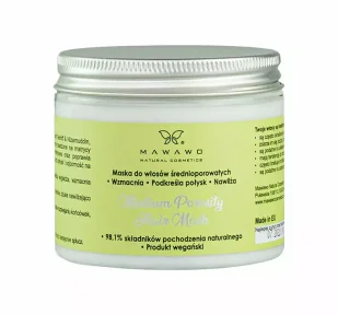 Mawawo Mawawo Maska Do Włosów Średnioporowatych 200 ml D8AE-726A2 - Maski do włosów Mawawo Mawawo Maska Do Włosów Średnioporowatych 200 ml D8AE-726A2 - Maski do włosów - miniaturka - grafika 1