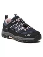 Buty dla dziewczynek - CMP Trekkingi Kids Rigel Low Trekking Shoe Wp 3Q54554 Granatowy - miniaturka - grafika 1