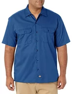 Koszule męskie - Dickies Męska koszula o regularnym kroju na czas wolny Shrt/S Work Shirt, krótki rękaw, niebieska (Royal Blue RB), rozm. XL (rozmiar producenta: XL), niebieski (Royal Blue Rb), XL - miniaturka - grafika 1