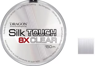 Dragon Plecionka Silk Touch 8X Clear 0,12mm - Żyłki wędkarskie - miniaturka - grafika 1
