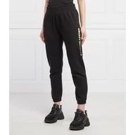 Dresy damskie - DKNY Sport Spodnie dresowe LAYERED | Regular Fit - miniaturka - grafika 1