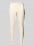 Spodnie sportowe męskie - Spodnie dresowe o kroju regular fit z mieszanki bawełny - miniaturka - grafika 1