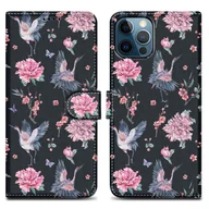 Etui i futerały do telefonów - Cadorabo Etui ochronne do Apple iPhone 12 PRO MAX Etui Design Black Etui na telefon komórkowy Etui ochronne Etui magnetyczne Etui Cover - miniaturka - grafika 1