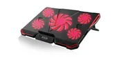 Podkładki chłodzące pod laptopa - Inca INC-611GMS podkładka chłodząca do laptop 43,2 cm (17") Czarny, Czerwony - miniaturka - grafika 1