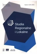 Czasopisma - Studia Regionalne i Lokalne 3/2024 (97) - miniaturka - grafika 1