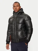 Kurtki męskie - Milestone Kurtka skórzana Wesley 431040 21085 Czarny Regular Fit - miniaturka - grafika 1