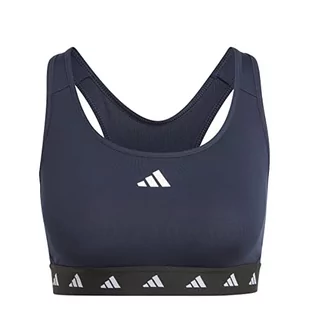 adidas PowerReact Lekkie wsparcie sportowe stanik, Legend Ink, XXS - Biustonosze - miniaturka - grafika 1