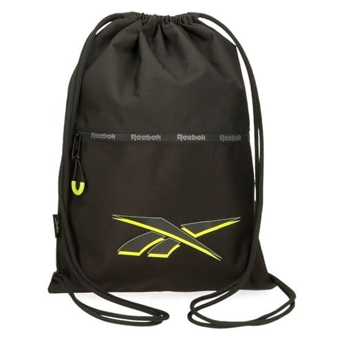 Reebok Berlin Bagaż - Torba listonoszka unisex dla dzieci, Czarny (Black), Talla única, Plecak z zamkiem błyskawicznym