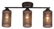 Lampy sufitowe - Candellux Indira lampa sufitowa 3-punktowa czarna 33-58621 33-58621 - miniaturka - grafika 1