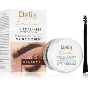 Delia Eyebrow Expert Mydło do brwi stylizująco-pielęgnujące, słoik 10 ml - Akcesoria i kosmetyki do stylizacji brwi - miniaturka - grafika 1