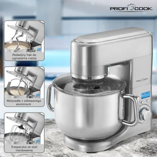 Profi Cook PC-KM 1096 (srebrny) - Roboty kuchenne - miniaturka - grafika 12