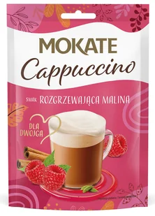 Napój Kawowy Kawa Cappuccino Rozgrzewająca Malina Pyszna Pianka 40g Mokate - Cappuccino i kawy smakowe - miniaturka - grafika 1