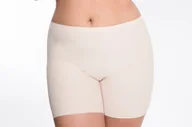 Komplety bielizny - Bermudy damskie bezszwowe wygłądzające COMFORT Julimex naturalne  L - miniaturka - grafika 1